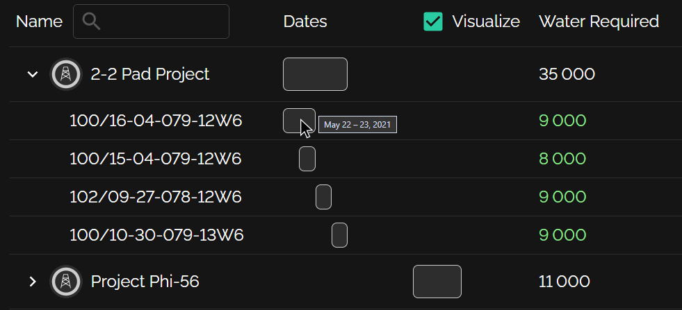 Custom React content rendered in cells